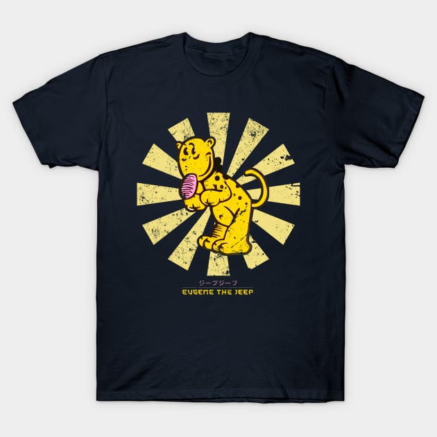 Eugene The Jeep Retro Japanese Popeye T-Shirt by Nova5